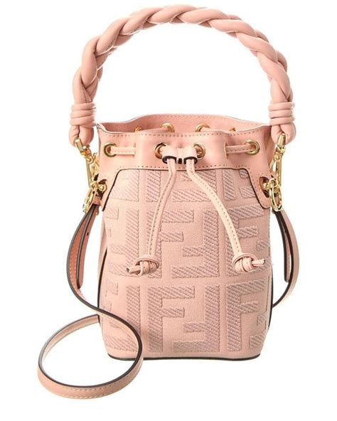 fendi bad pink|fendi hot pink bucket bag.